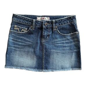 YMI Vintage Denim Mini Skirt💫Size 3